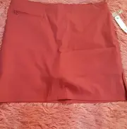 NEW PENDLETON Sz 16 Skort Skirt w/Shorts Flat Front DUAL SPLIT Side Zip Pocket