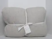 Pottery Barn Belgian Flax Linen Comforter, Twin/TwinXL Flax Color NWT