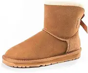 [UGG BY MITCHELL] Classic Mini Ribbon UGG Boots