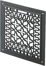 Cast Iron Floor Grate Grille, Black
