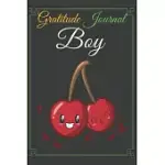 GRATITUDE JOURNAL BOY: SIMPLE 6 IN X 9 COVER GRATITUDE JOURNAL FOR CHERRY LOVERS WRITING, GIVING THANKS AND REFLECTION HAPPY DREAMS