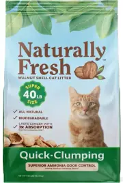 Cat Litter Made from Walnut Shells, 1-2 Cats, Unscented, Upcycled, Easy Scooping