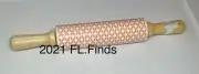 15" Decorative Rolling Pin Baking Cake Pastry Pie Dough Peachy Keen