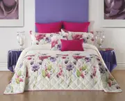 Bianca Anastacia Floral Bedspread Set (Single, King Single, Double, Queen, King) Or Accessories