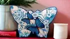 Blue Butterfly Kitchen Trivet - FREE SHIPPING