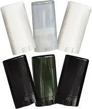Ipetboom 6pcs Refillable Lip Gloss Tubes Empty Lipstick Holders for DIY Lip Balm and Lightweight Design for Travel Assorted Random Colors Random Color