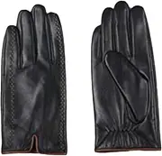 [Bollrllr] Spring and Autumn Ladies Leather Gloves Warm Goatskin Practical Touch Screen Outdoor Cycling Gloves