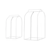 Hanging Garment Bag Clear Window Wardrobe Closet Clothes Storage Cove