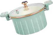 YWJLQH Micro Pressure Pot 10L with Lid and Handle Slow Cooker for Rice Soup Pasta