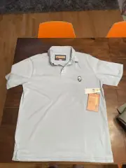 Quicksilver By M. Field Shirt Mens L Blue Polo Short Sleeve NWT Retails For $90