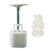 50g Rabbit Shape Mooncake Moulds Mooncake Mold Mooncake Stamps Hand Pressure