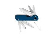 LEATHERMAN FREE T4 MULTI-TOOL STAINLESS NAVY | 12 TOOLS