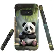 For Samsung Galaxy S10e Tough Protective Cover, Happy Panda
