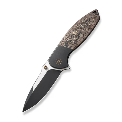 WE Knife Nitro OG 23035-2 Titanium Copper Carbon Fiber 20CV Steel Pocket Knives