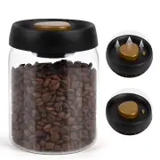 Coffee Beans Sealed Container Transparent Glass Container Food Storage Transpare