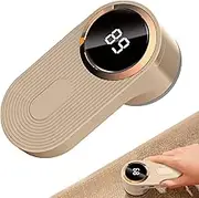 Electric Lint Remover, Rechargeable Fabric Shaver, Lint Remover for Clothes, Electric Debobbler with Digital Display, 3-Speeds Defuzzer, Small Sweater Shaver, Portable Couch Pilling Pet Hair Remover