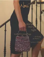 Noni Knitting Pattern No. 127 Starry Starry Night Knitted Evening Bags 3 Designs