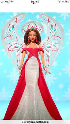 Barbie x Bob Mackie Holiday Angel Doll 2023