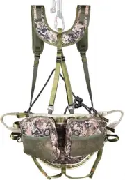 Ultra Comfortable G3 Expandable Hunting Tree Saddle, w/ Bridge, Pouches, Harness