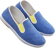 [GHAKKE] Men's Comfort Flat Boat Shoes Casual Slip-on Loafers Lightweight Kung Fu Tai Chi Shoes Non-Slip Walking Shoes Fashion Sneakers Breathable Driving Shoes