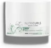 WELLA PROFESSIONALS Nutricurls Mask for Waves and Curls, Nourish and Define Wavy and Curly Hair, 5.07oz