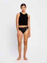 [West Ham X Modibodi] West Ham United Women X Modibodi Seamfree Bikini Moderate Black