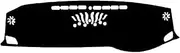 MAX COOL Dash Mat Dashboard Mat Cover Dashboard Carpet Pad Compatible with LDV D90 SV9A 2017-2022