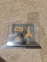 Star Wars Micro Machines 24k Gold Plate Imperial Shuttle