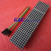 MAX7219 Microcontroller 4 In 1 Display with Dot Matrix Module Arduino