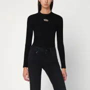 [Diesel] Black ribbed M-Valari sweater M Black