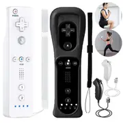 Wireless Remote Controller for Nintendo Wii Motion Plus Sensor Gamepad Nunchuck