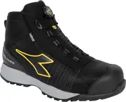 Diadora Utility Glove MDS MTX Mid S3S, safety boots unisex , color: Black/Yellow , size: 35 EU