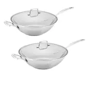Scanpan Impact Covered Wok - 32cm