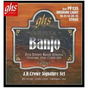 GHS PF135 JD Crowe Signature 5-String Stainless Steel Banjo Strings