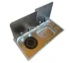 Boat Caravan RV Camper Induction Stove Hob Sink Combo Cooktop Glass Lid not gas