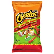 Cheetos Flamin Hot Lemon Crunchy Chips 226g
