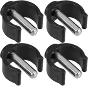 4 Pcs Walking Stick C-shape Clamp Buckle Crutch Hand Grips Cane Holder Device Crutches Buckle Clips For 22mm Tube Walker Crutch Attachment