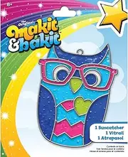 ColorBok TB-73245 Makit and Bakit Suncatcher Kit, Owl