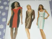 BUTTERICK 5554 MISSES/PETITE EASY CLOSE FITTING DRESSES PATTERN-UNCUT-16-22