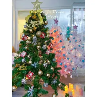 ｛現貨附發票｝聖誕樹 粉色聖誕樹 櫻花粉聖誕樹 綠色 銀白色 大型120m150 耶誕節必備 送燈泡裝飾包 生活用品