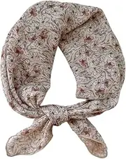 [Pemilosci] Retro Style Large Cotton Blend Hair Bandana Headband, Head Wrap, Hair Neck Scarf for Women 24 x 24 inch