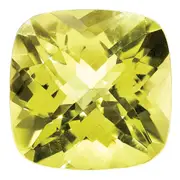 Gemstone Lemon Quartz Aa Quality 11mm Antique Cushion Checkerboard