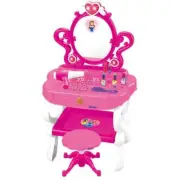 Dimple® Princess Vanity Set with 16 Hair & Makeup Acc Piano & Flashing Lights