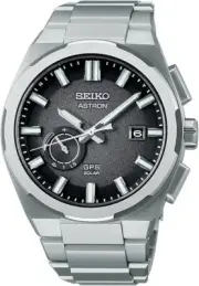 Seiko Astron SBXD025 Mens Watch Nexter GPS Titanium Radio Solar Black Dial New