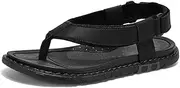 [LUODENGLANG] Mens Sandals Beach Flip Flop Comfort Casual Thong Hiking Water Soprt Leather Athletic Slipper