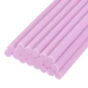 30pcs Mini Hot Glue Gun Sticks 4" x 0.28" for Glue Gun, Bright Pink