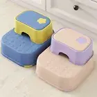 Soft Rubber Feet Toddler Stool Two-step for Toddlers Step with Toy Storage