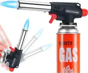 Butane Blow Torch, Professional Kitchen Torch Kitchen Blow Lighter with Adjustab