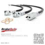 BRAKEQUIP BRAKE HOSE KIT [1980-84 HOLDEN WB UTE/PANEL VAN/ONE TONNER]