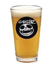 Gorillaz - Rock and Roll - 16oz Pint Beer Glass Pub Barware Tea Seltzer 24